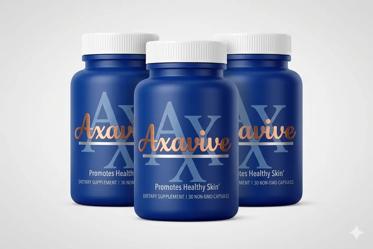 Fake Axavive bottle found on third-party site — different color label